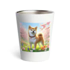 ANTARESの春の柴犬の冒険 Thermo Tumbler