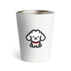 わんこグッズしょっぷcooの白プードル Thermo Tumbler