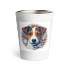 dogfulのクールなジャックラッセルテリア Thermo Tumbler