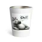 momoRockのデッサンタッチ カバ(Chil) Thermo Tumbler