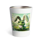 5168のカエルｘウサギ Thermo Tumbler