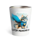 猫武者(NekoMusya)のSUPER MANCHKIN 参上！ Thermo Tumbler