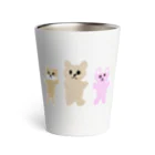 48-Kumaのふんわりどうぶつ Thermo Tumbler