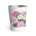 小町の花に囲まれた日常 Thermo Tumbler