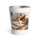 huwahuwa_nikonikoshopのインテリ犬 Thermo Tumbler