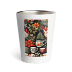 (っ◔◡◔)っ ♥ Le Petit Trésor ♥の花の詩カップ(The Flower Poetry Cup) Thermo Tumbler