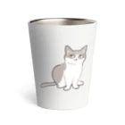 猫屋カエデのハチワレ Thermo Tumbler