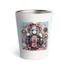 mokkongのパンク少女 Thermo Tumbler