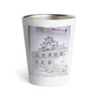 OASIS TOWNの岡山城ペンアート Thermo Tumbler