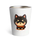 yukari_hのまんまる黒柴 Thermo Tumbler