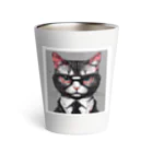 ALUのメガネをする猫 Thermo Tumbler