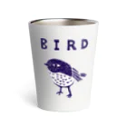 NIKORASU GOのトリマニア専用デザイン「BIRD」（Tシャツ・パーカー・グッズ・ETC） サーモタンブラー