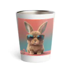 うさぎやのサングラスをかけたうさぎ3 Thermo Tumbler