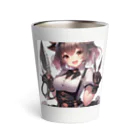 「ワンダーワールド」の部屋に忍び込んできた可愛らしい女の子😍 Thermo Tumbler