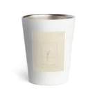 rilybiiの*pale orange *white rainbow flower  Thermo Tumbler