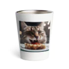 feliceのごはんを食べている猫 Thermo Tumbler