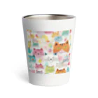 F2 Cat Design Shopのbeloved cats 002 Thermo Tumbler