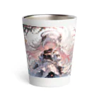 bellzetのWhite Pink Druid Thermo Tumbler