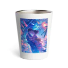 AQUAMETAVERSEの七夕の夜、彦星と織り姫　なでしこ1478 Thermo Tumbler