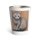 F2 Cat Design Shopのhairless cat 001 Thermo Tumbler