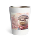 「動物ミリ屋」の桜奇麗やんいいやん Thermo Tumbler