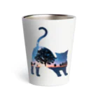 猫との風景の星空と猫_007 Thermo Tumbler