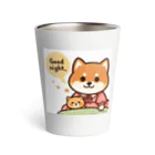 メアリーの今夜は可愛い柴犬スタンプで癒しの時間 Thermo Tumbler