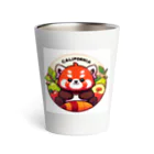 宇宙のグミやさん。のレッサーパンダ Thermo Tumbler