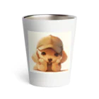 AQUAMETAVERSEのキャプをかぶった可愛い子犬 Marsa 106 Thermo Tumbler