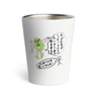 かてこの洋服販売所の各都道府県偏見シリーズ　鹿児島くん Thermo Tumbler