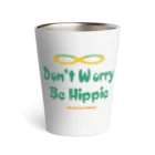 mixethnicjamamaneseのオリジナルロゴシリーズ　don't worry be hippie サーモタンブラー