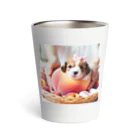 まさユキの桃から生まれ子犬 Thermo Tumbler