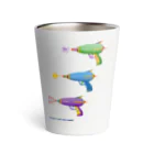 Teal Blue CoffeeのShoot the ray gun! Thermo Tumbler