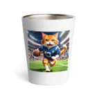 NekoAshiNoBathtubのアメリカンフットボールネコ Thermo Tumbler