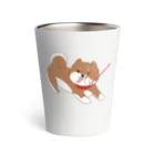 Hanamari の拒否犬柴ちゃん Thermo Tumbler