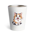 マダイ大佐の補給廠の三毛猫チーちゃんグッズ Thermo Tumbler