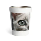 Suminekoのドアップ猫さん Thermo Tumbler