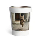 Suminekoのジャンプする猫さん Thermo Tumbler