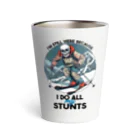 Stylo TeeのI'm Still Here Because I Do All My Stunts Thermo Tumbler