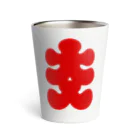 お絵かき屋さんの大入りマーク（赤文字） Thermo Tumbler