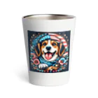 a.t.storeのアメリカンな犬 Thermo Tumbler