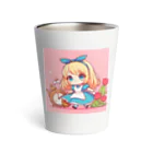 xsayaxの不思議の国のアリス少女 Thermo Tumbler