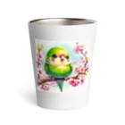 ぷっくりショップのオカメインコのひととき Thermo Tumbler