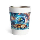 space catの夢見る猫 Thermo Tumbler