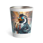 ぱぴぷSHOPのロックスターなペンギン サーモタンブラー