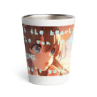 JAPAN THE HEROの麦わら女子❤️SUMMER TIME Thermo Tumbler