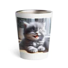 kangekiのあかんべにゃんこNo.4 Thermo Tumbler