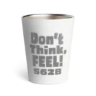 ゴルフバカイラストレーター野村タケオのNOM SHOPのDon't think, FEEL!　グッズ Thermo Tumbler