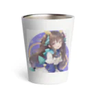 DIMDIMの脳内ショップのロングヘアーの女の子 Thermo Tumbler