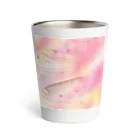 箏譜職人 織姫の箏譜「春が来た」イメージ画像（正方形） Thermo Tumbler